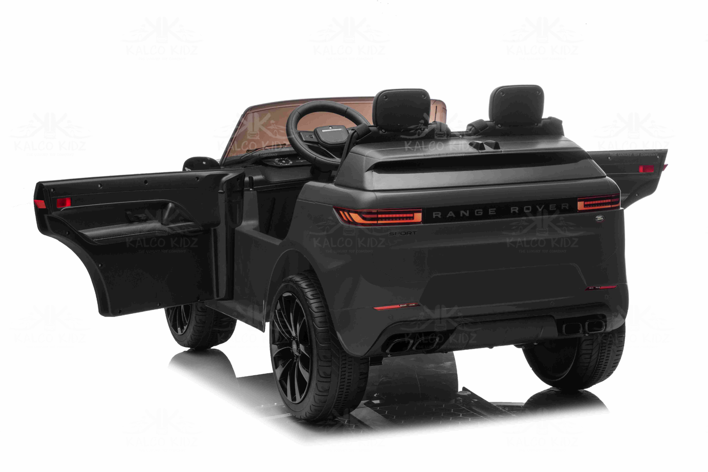 RANGE ROVER SPORT - Black | 24V | 2 Seater | Leather Seat | EVA Wheels | RC