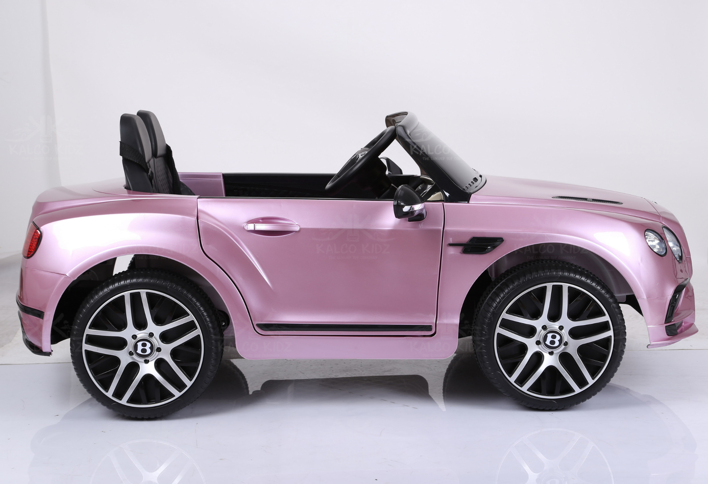 BENTELEY SUPERSPORTS - Paint Pink | 12V | Leather Seat | EVA Wheels
