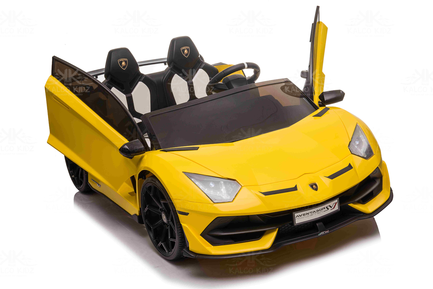 LAMBORGHINI SVJ DRIFT - Yellow | 24V | High Power | Leather Seat | RC