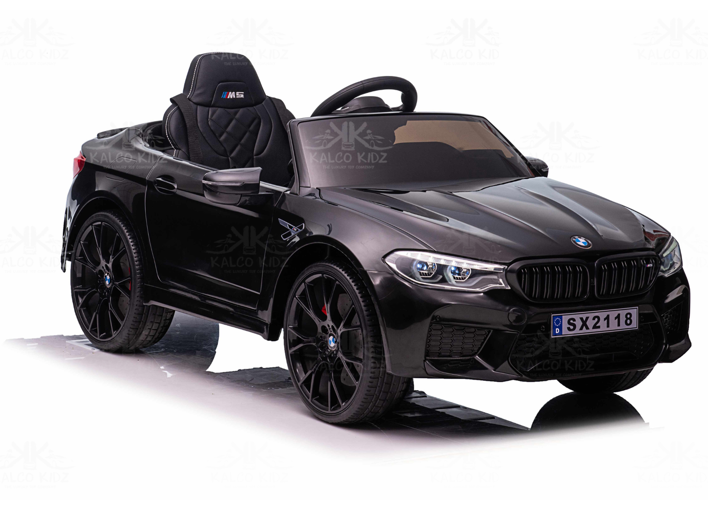 BMW M5 DRIFT - Black | 24V | Leather Seat | EVA Wheel | High Power | RC