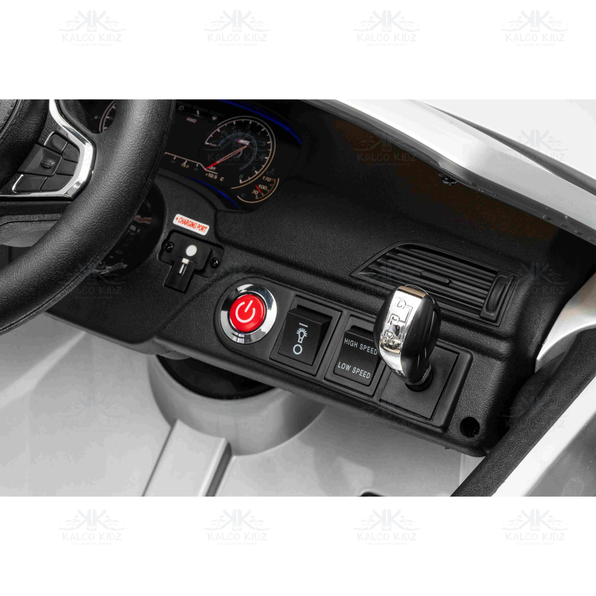 BMW M5 DRIFT - Silver Grey | 24V | Leather Seat | EVA Wheel | High Power | RC (Copy)
