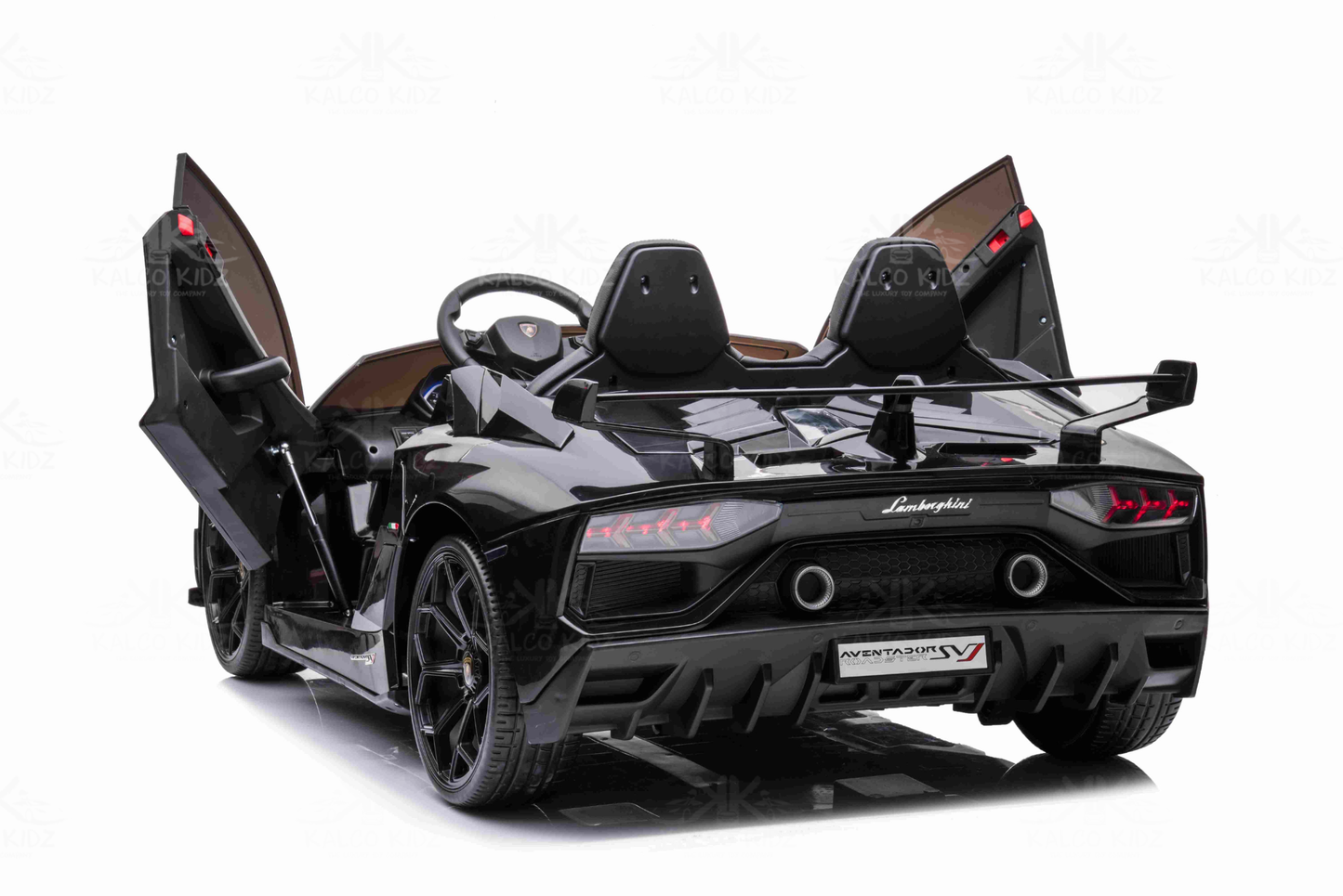 LAMBORGHINI SVJ DRIFT - Black | 24V | High Power | Leather Seat | RC