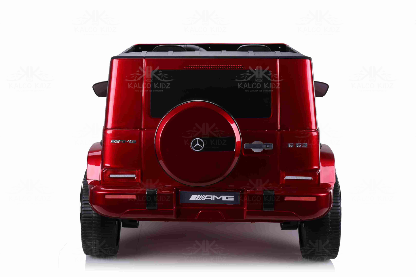 MERCEDES G63 AMG - Metallic Red | 24V | 2 Seater | MP4 | Leather Seat | EVA Wheels | RC