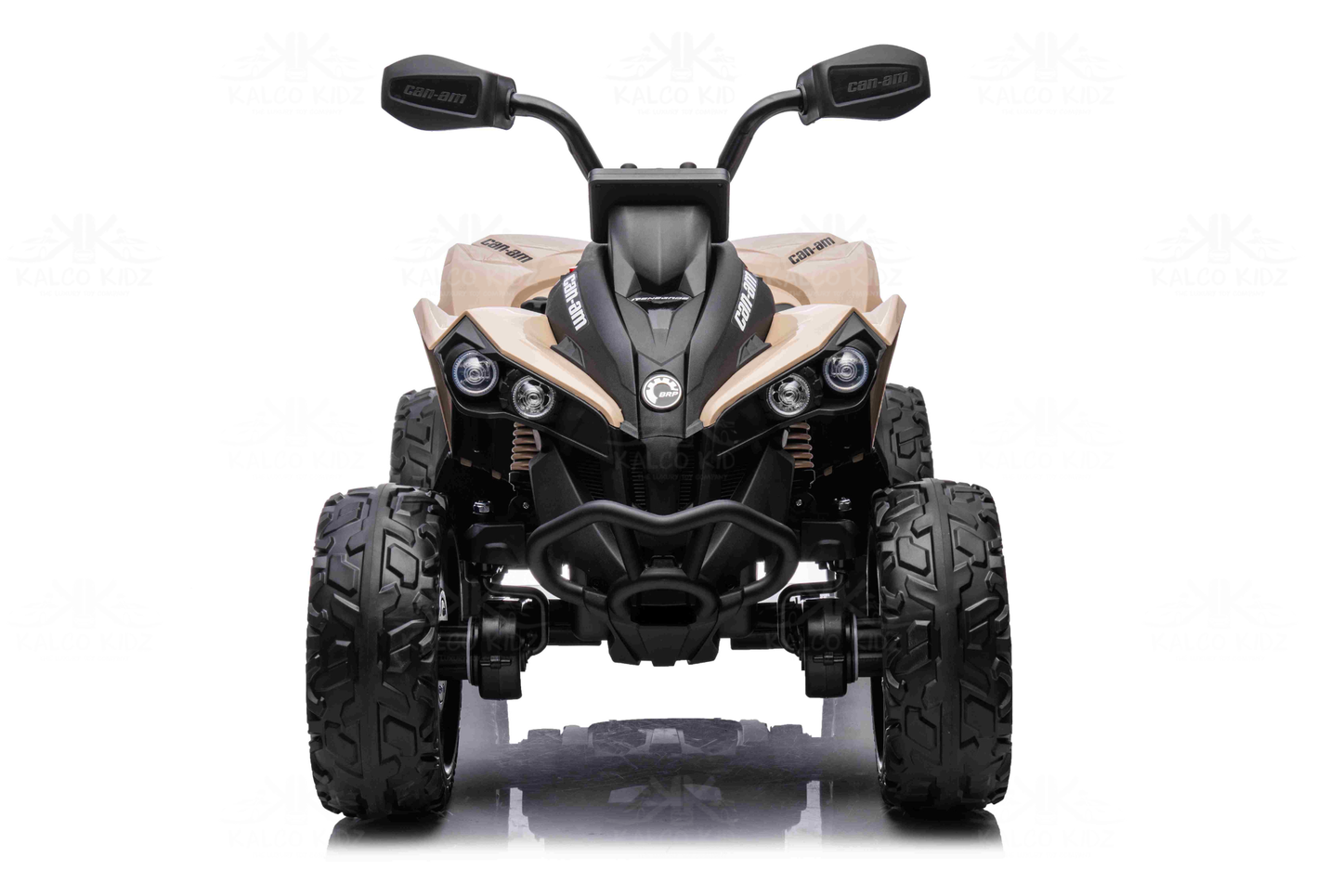 CanAm QUAD BIKE ATV - Khaki | 24V | Leather Seat | EVA Wheels
