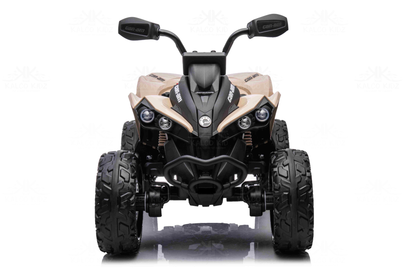 CanAm QUAD BIKE ATV - Khaki | 24V | Leather Seat | EVA Wheels