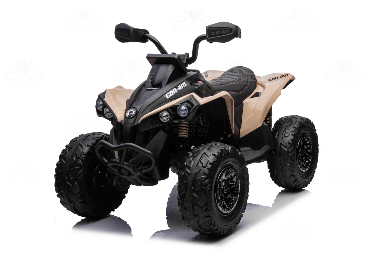 CanAm QUAD BIKE ATV - Khaki | 24V | Leather Seat | EVA Wheels