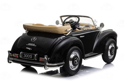 MERCED-BENZ 300S - Black | 12V | Leather Seat | EVA Wheels | RC