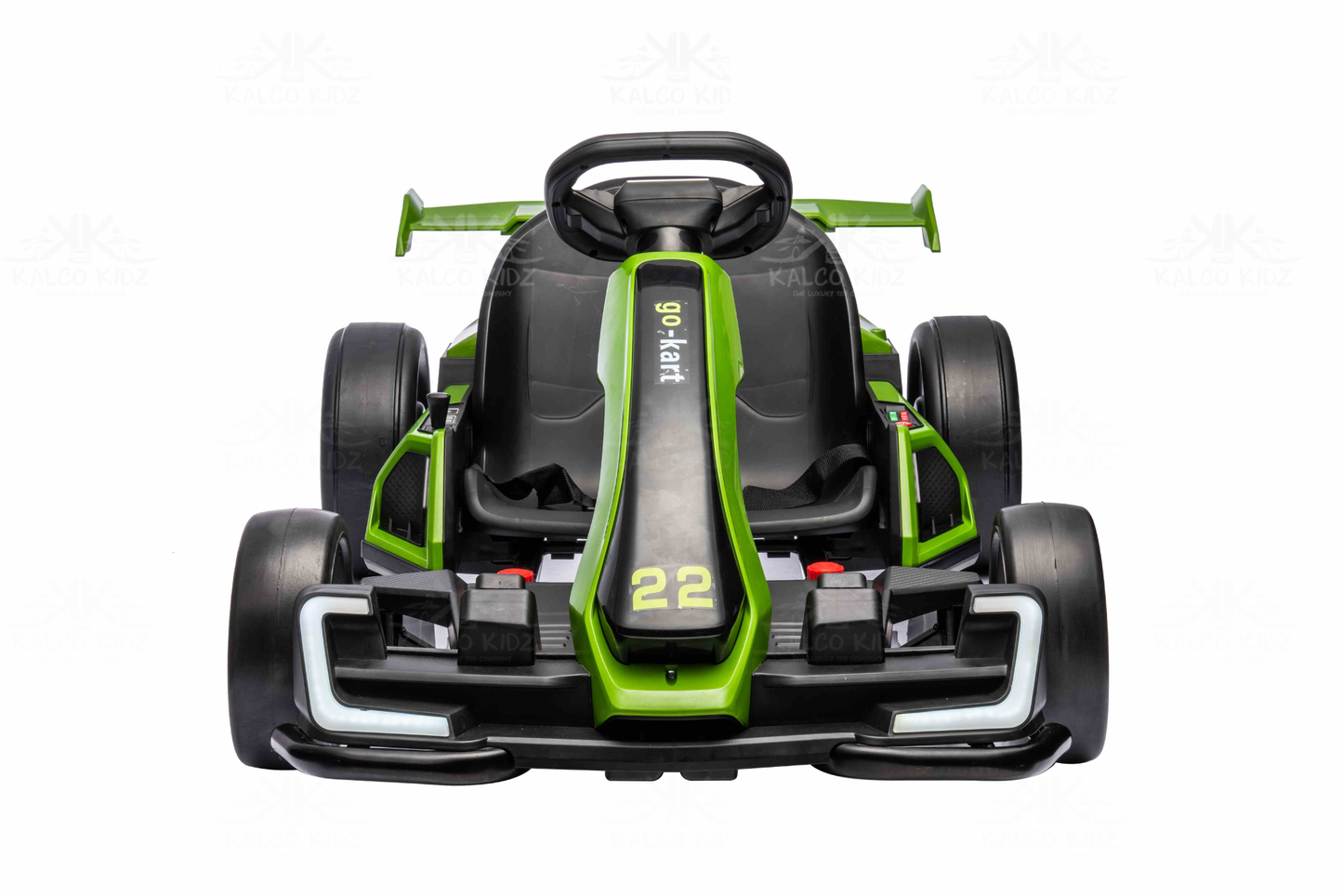 DRIFT GO KART - Green | 24V | Bluetooth Audio | Adjustable Seat