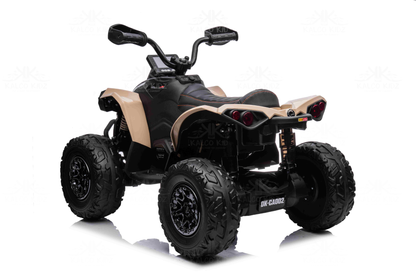 CanAm QUAD BIKE ATV - Khaki | 24V | Leather Seat | EVA Wheels