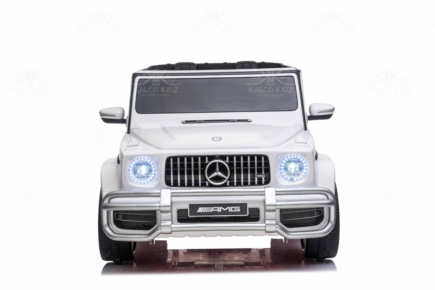 MERCEDES G63 AMG - White | 24V | 2 Seater | MP4 | Leather Seat | EVA Wheels | RC