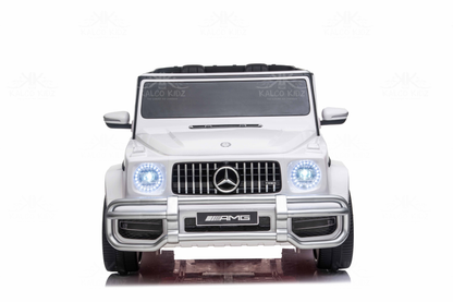 MERCEDES G63 AMG - White | 24V | 2 Seater | MP4 | Leather Seat | EVA Wheels | RC