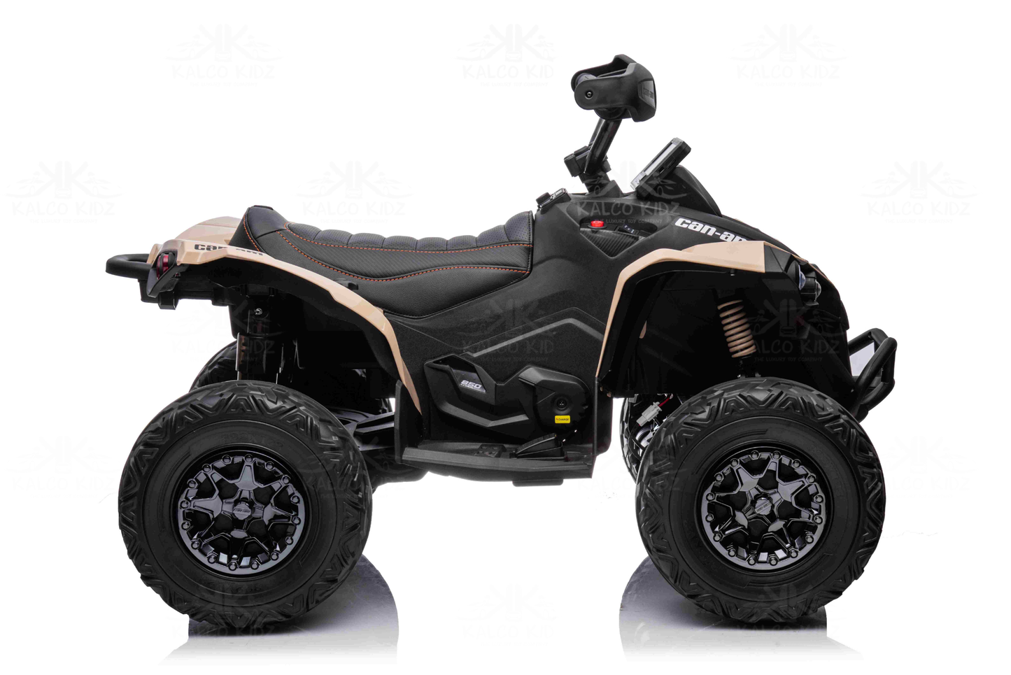 CanAm QUAD BIKE ATV - Khaki | 24V | Leather Seat | EVA Wheels