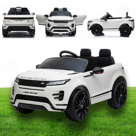 RANGE ROVER EVOQUE - White | 12V | Leather Seat | EVA Wheels | RC