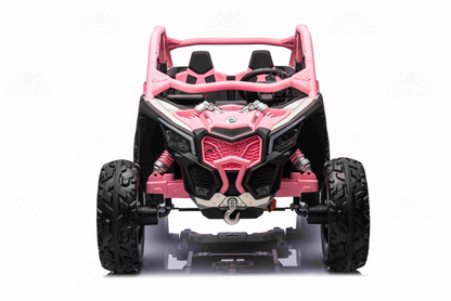 CanAm MAVERICK UTV - Pink | 48V | 2 Seater | Leather Seat | EVA Wheel | RC