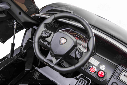 LAMBORGHINI SVJ DRIFT - Black | 24V | High Power | Leather Seat | RC
