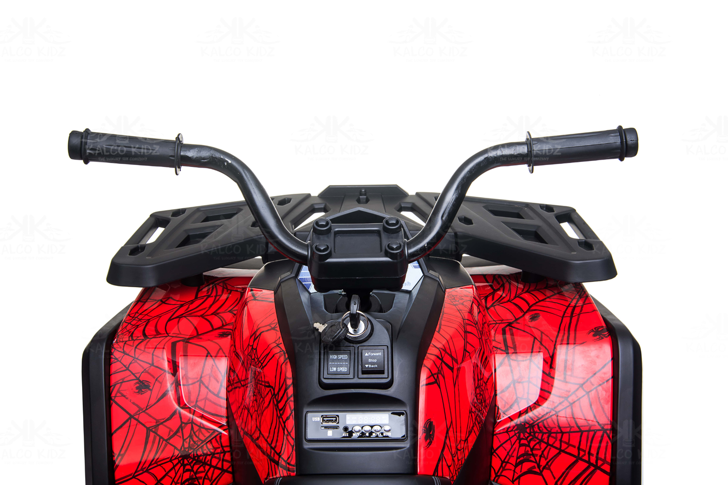 XMX QUAD BIKE ATV - Spider Red | 24V | Leather Seat | EVA Wheels