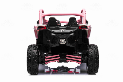 CanAm MAVERICK UTV - Pink | 48V | 2 Seater | Leather Seat | EVA Wheel | RC
