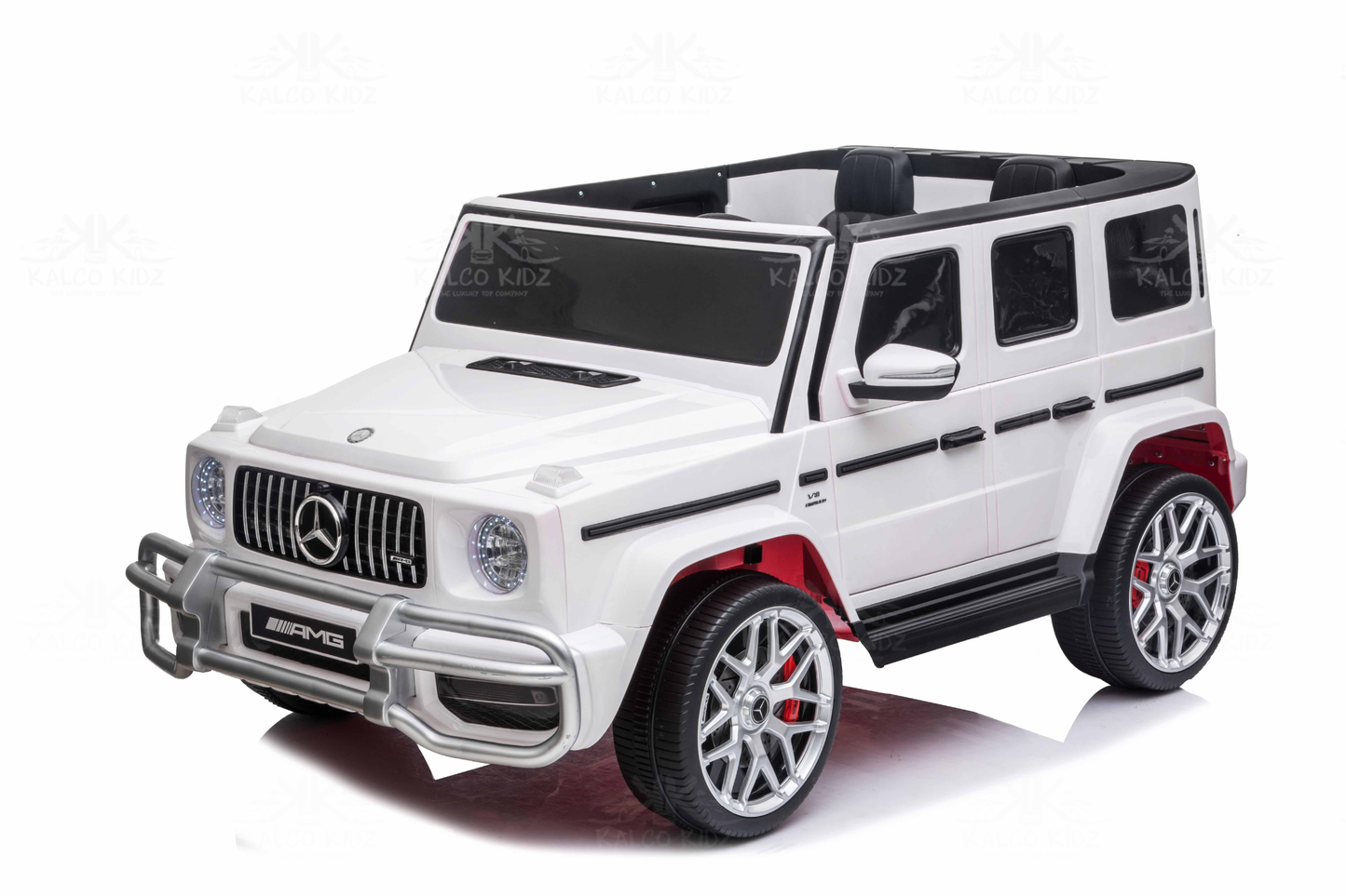 MERCEDES G63 AMG - White | 24V | 2 Seater | MP4 | Leather Seat | EVA Wheels | RC