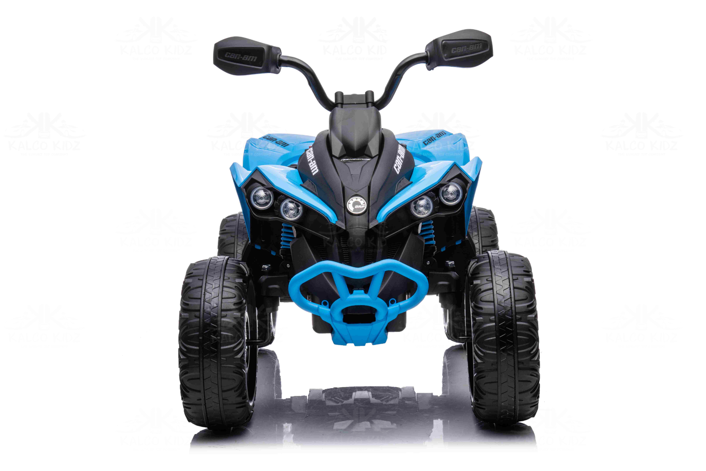 CanAm QUAD BIKE ATV - Blue | 24V | Leather Seat | EVA Wheels