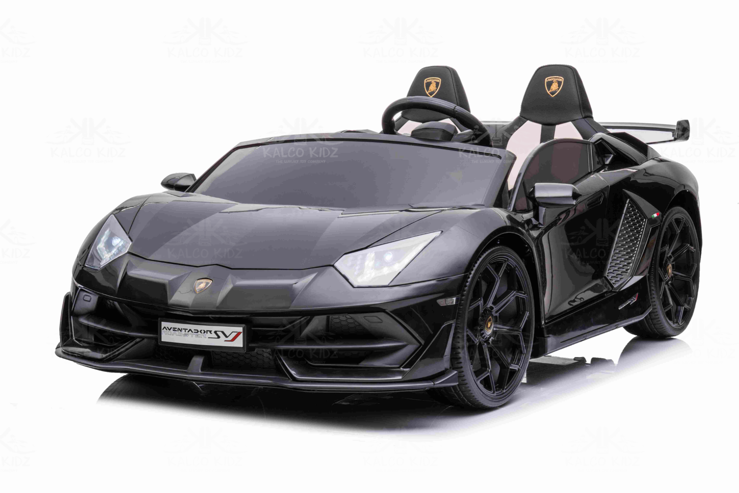 LAMBORGHINI SVJ DRIFT - Black | 24V | High Power | Leather Seat | RC
