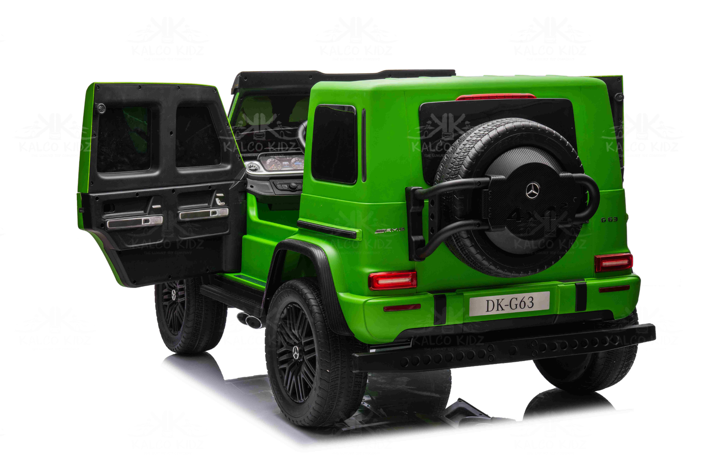 MERCEDES G63 AMG XXL - Matte Green | 48V | 2 Seat | Removable Tablet | Leather Seat | RC