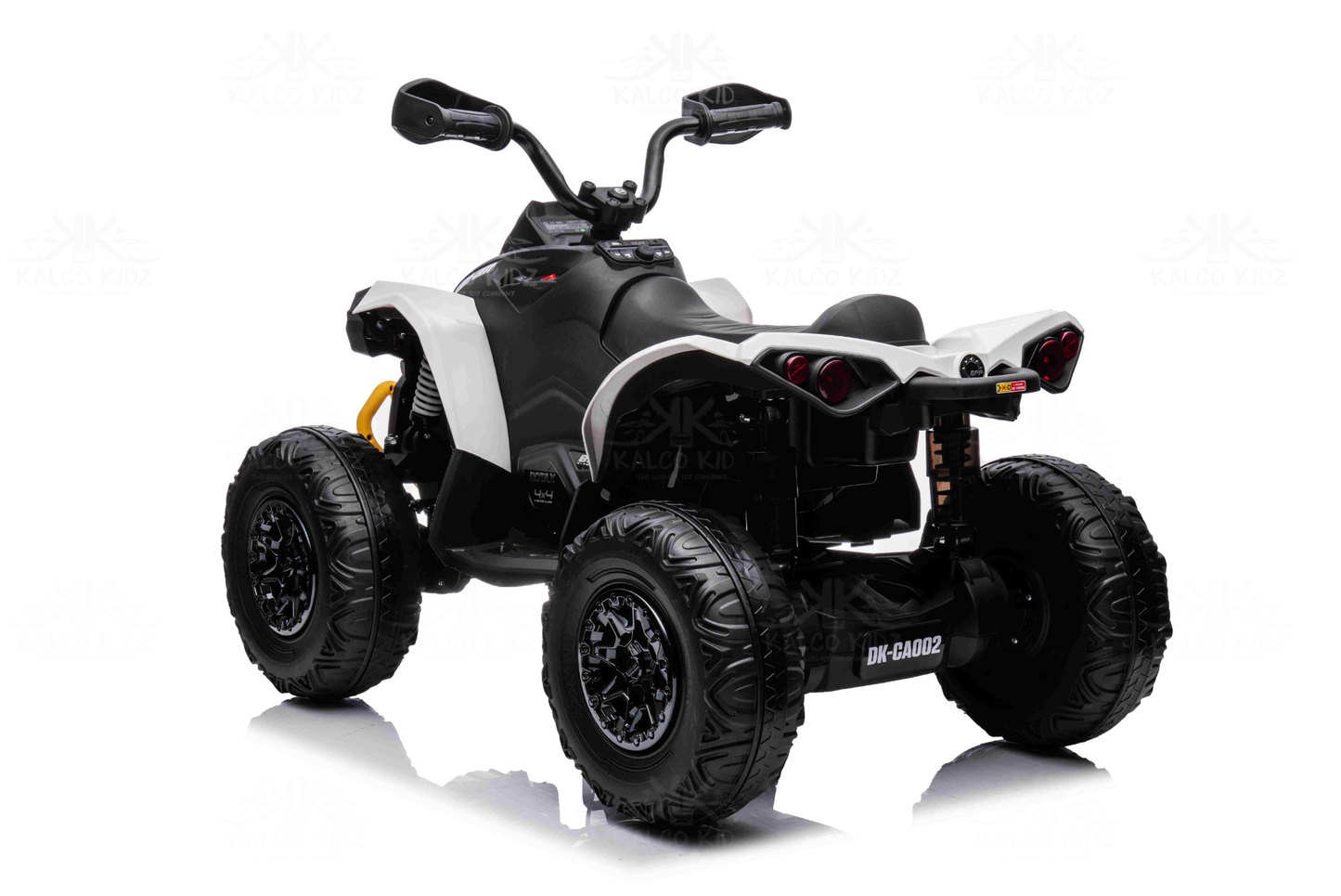 CanAm QUAD BIKE ATV - White | 24V | Leather Seat | EVA Wheels