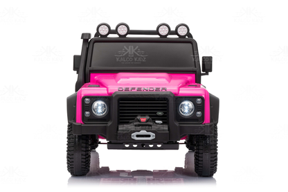 LAND ROVER DEFENDER - Pink | 12V | Leather Seat | EVA Wheels | RC
