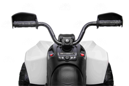 CanAm QUAD BIKE ATV - White | 24V | Leather Seat | EVA Wheels