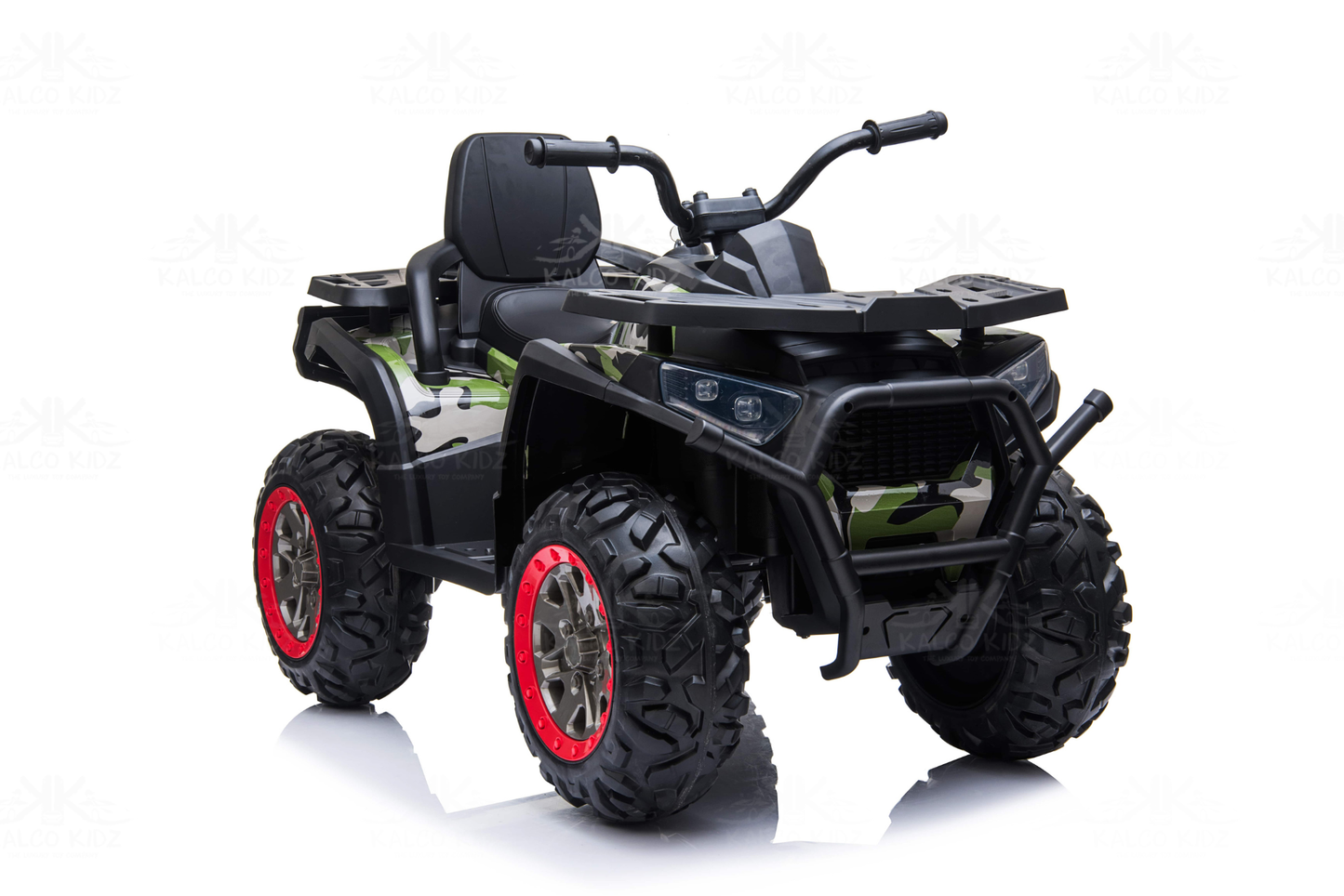 XMX QUAD BIKE ATV - Camo Green | 24V | Leather Seat | EVA Wheels