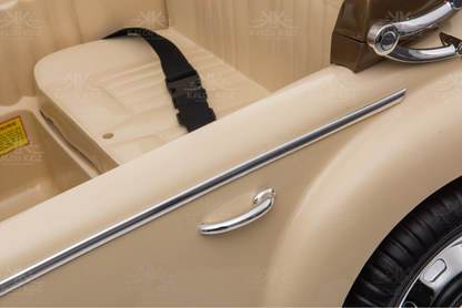 MERCED-BENZ 300S - Cream | 12V | Leather Seat | EVA Wheels | RC