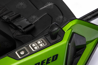 DRIFT GO KART - Green | 24V | Bluetooth Audio | Adjustable Seat