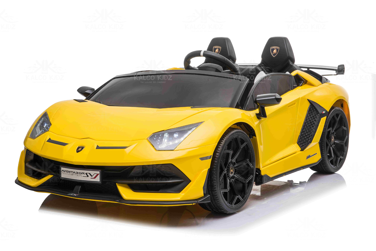 LAMBORGHINI SVJ DRIFT - Yellow | 24V | High Power | Leather Seat | RC