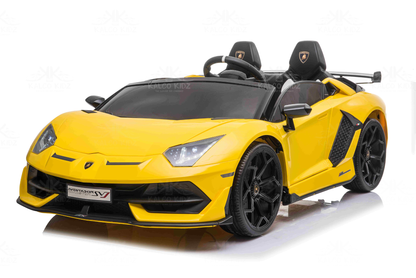 LAMBORGHINI SVJ DRIFT - Yellow | 24V | High Power | Leather Seat | RC