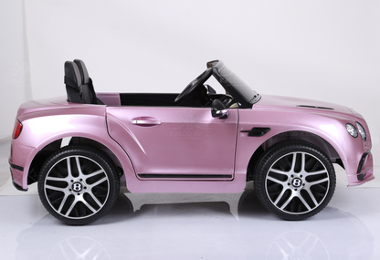 BENTELEY SUPERSPORTS - Paint Pink | 12V | Leather Seat | EVA Wheels