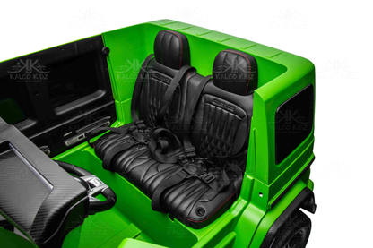 MERCEDES G63 AMG XXL - Matte Green | 48V | 2 Seat | Removable Tablet | Leather Seat | RC