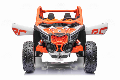 CanAm MAVERICK UTV - Orange | 48V | 2 Seater | Leather Seat | EVA Wheel | RC