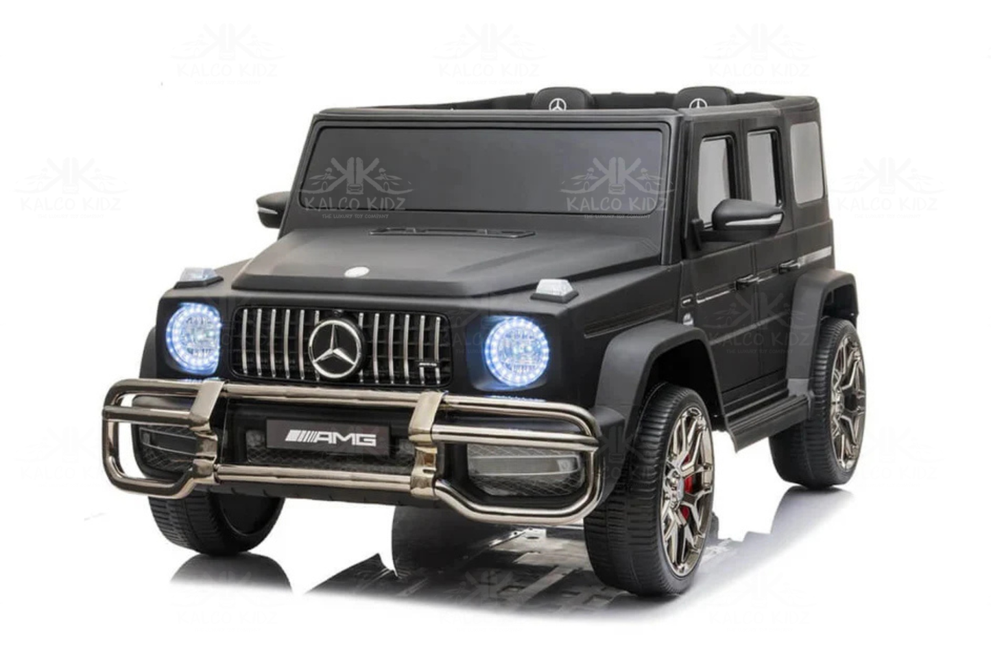 MERCEDES G63 AMG - Matte Black | 24V | 2 Seater | MP4 | Leather Seat | EVA Wheels | RC