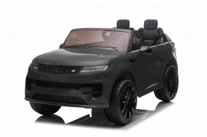 RANGE ROVER SPORT - Black | 24V | 2 Seater | Leather Seat | EVA Wheels | RC