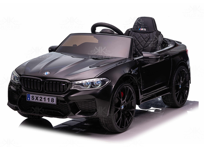 BMW M5 DRIFT - Black | 24V | Leather Seat | EVA Wheel | High Power | RC