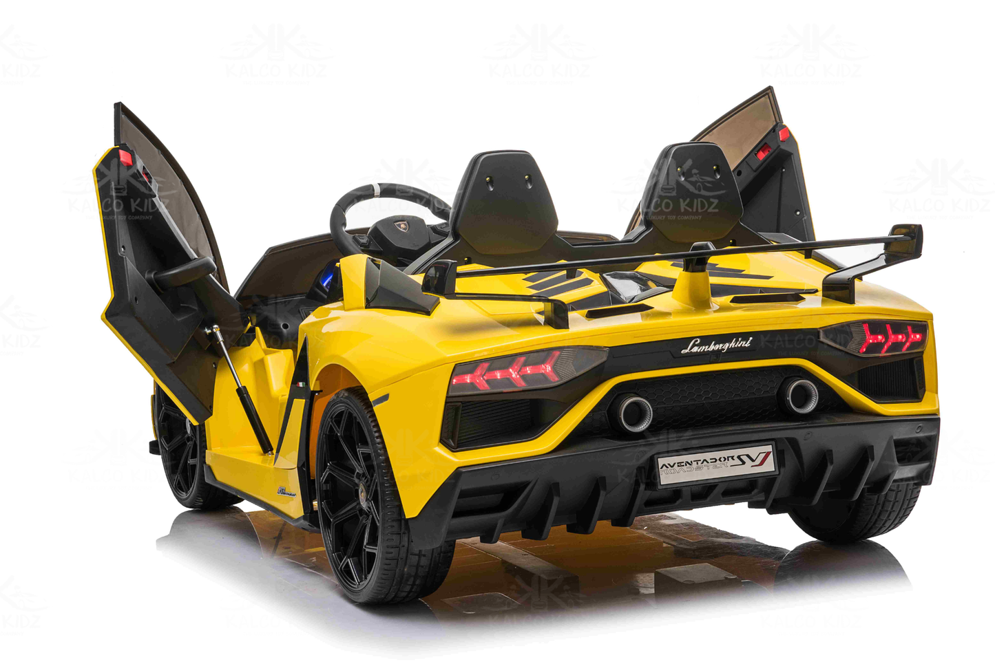 LAMBORGHINI SVJ DRIFT - Yellow | 24V | High Power | Leather Seat | RC