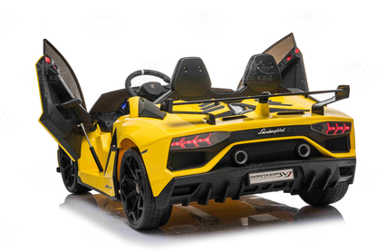 LAMBORGHINI SVJ DRIFT - Yellow | 24V | High Power | Leather Seat | RC