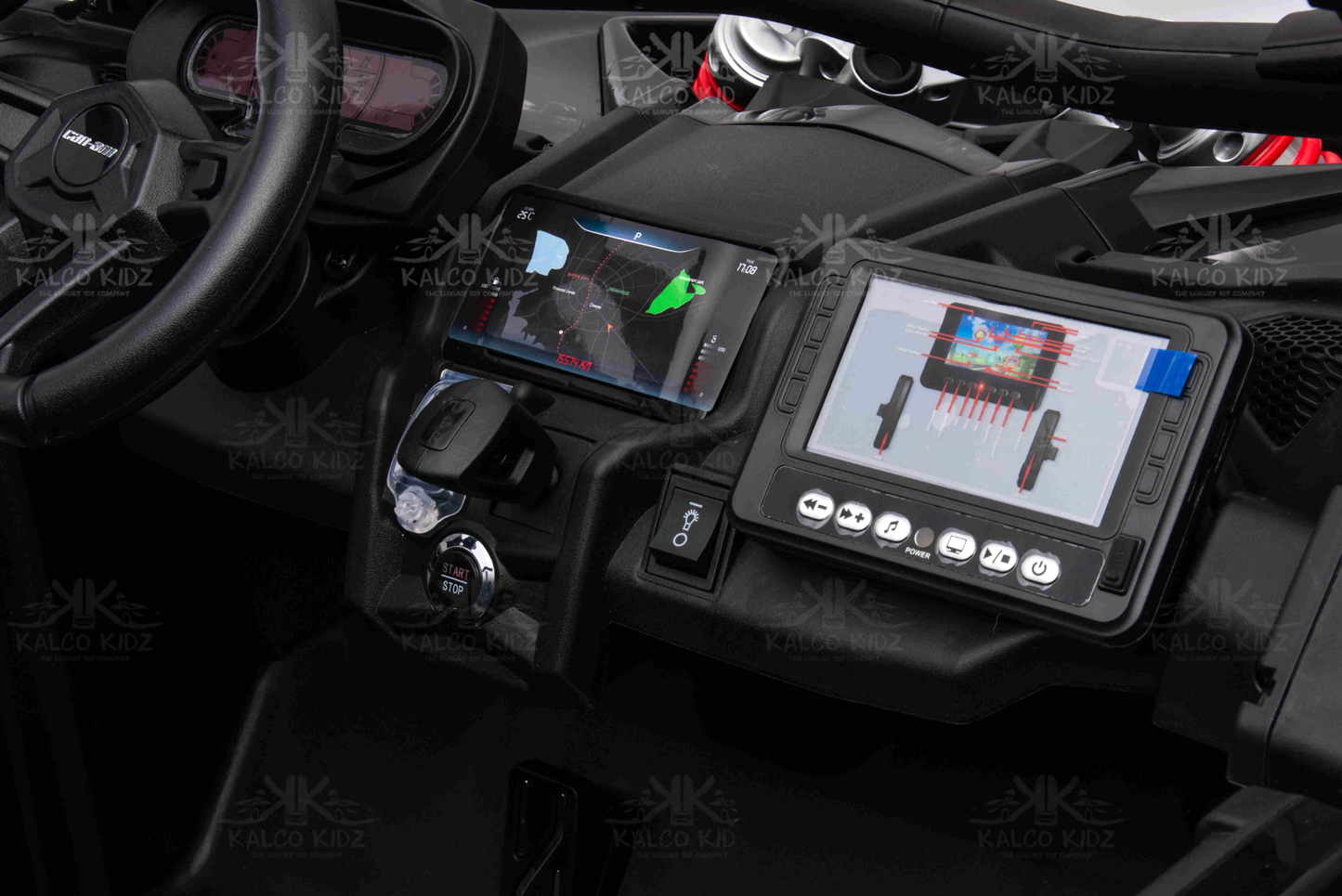 CanAm MAVERICK UTV - RS VERSION | 48V | 2 Seater | Leather Seat | EVA Wheel | RC