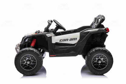 CanAm UTV MINI - White | 24V | Leather Seat | EVA Wheels | High Power | RC