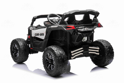 CanAm UTV MINI - White | 24V | Leather Seat | EVA Wheels | High Power | RC