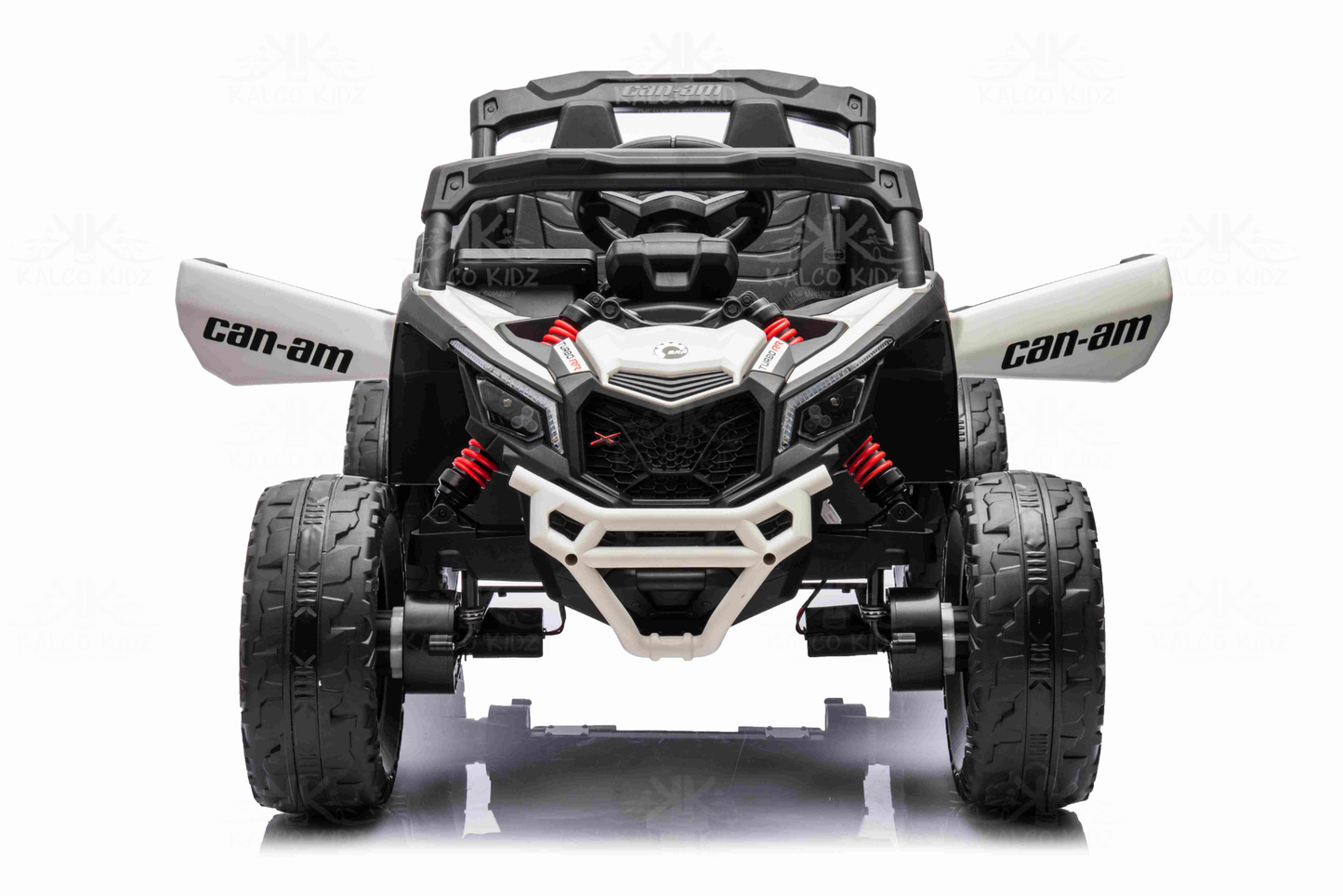 CanAm UTV MINI - White | 24V | Leather Seat | EVA Wheels | High Power | RC