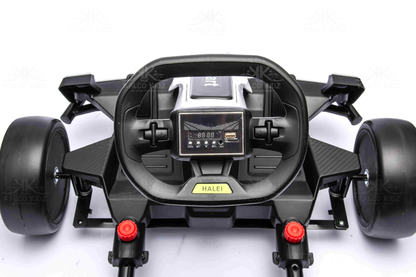 DRIFT GO KART - White | 24V | Bluetooth Audio | Adjustable Seat