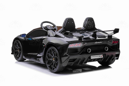 LAMBORGHINI SVJ DRIFT - Black | 24V | High Power | Leather Seat | RC