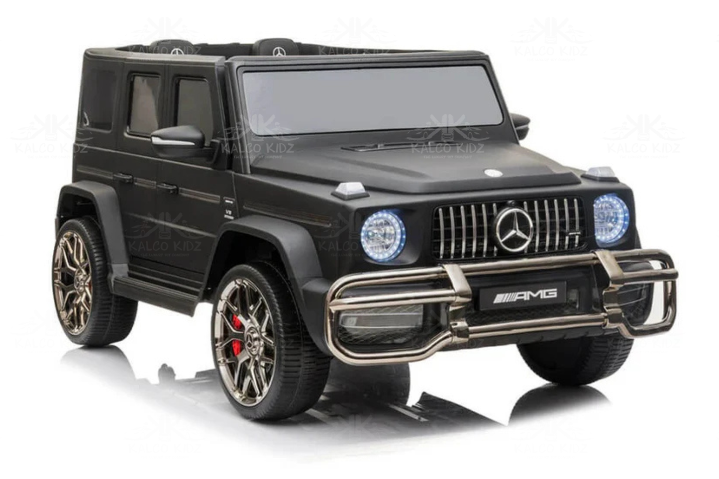 MERCEDES G63 AMG - Matte Black | 24V | 2 Seater | MP4 | Leather Seat | EVA Wheels | RC
