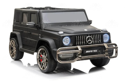 MERCEDES G63 AMG - Matte Black | 24V | 2 Seater | MP4 | Leather Seat | EVA Wheels | RC