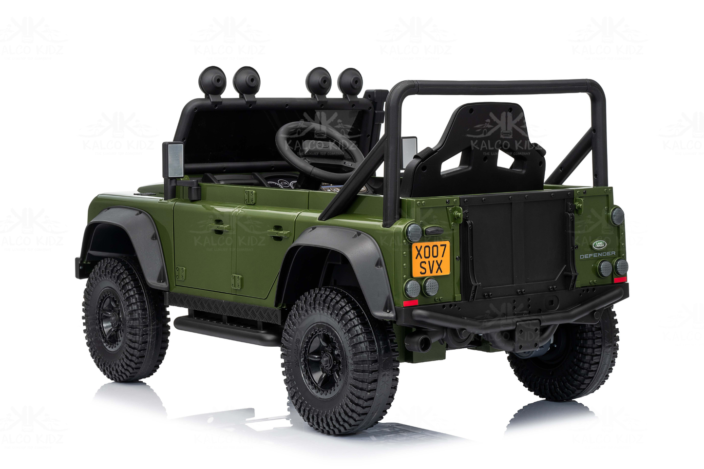 LAND ROVER DEFENDER - Green | 12V | Leather Seat | EVA Wheels | RC